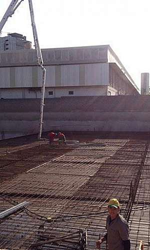 Concretagem de laje Concretagem de laje