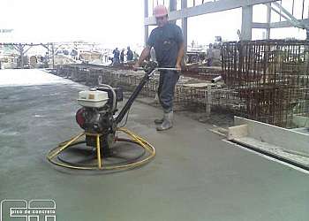 Execução de piso industrial