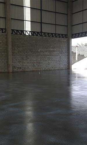 Piso de concreto novo Piso de concreto novo